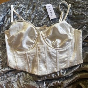 White Corset Top